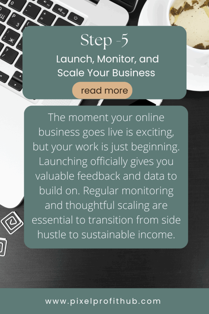 Step-05- Launch, Monitor, and Scale Your Business